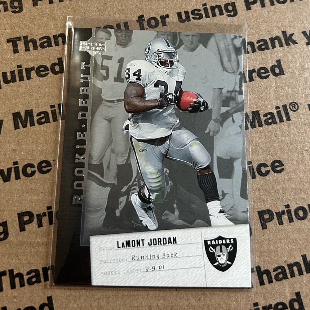 La Mont Jordan ‘06 Upper Deck “Rookie Debut” RC No. 72